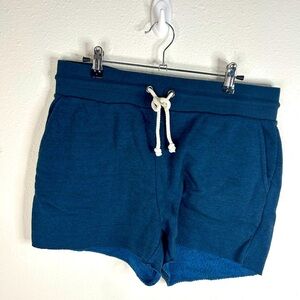 Threads 4 Thought Women's Lounge Shorts Blue Drawstring Eco Stretch Size L